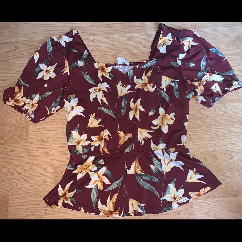 Ember Peplum style shirt